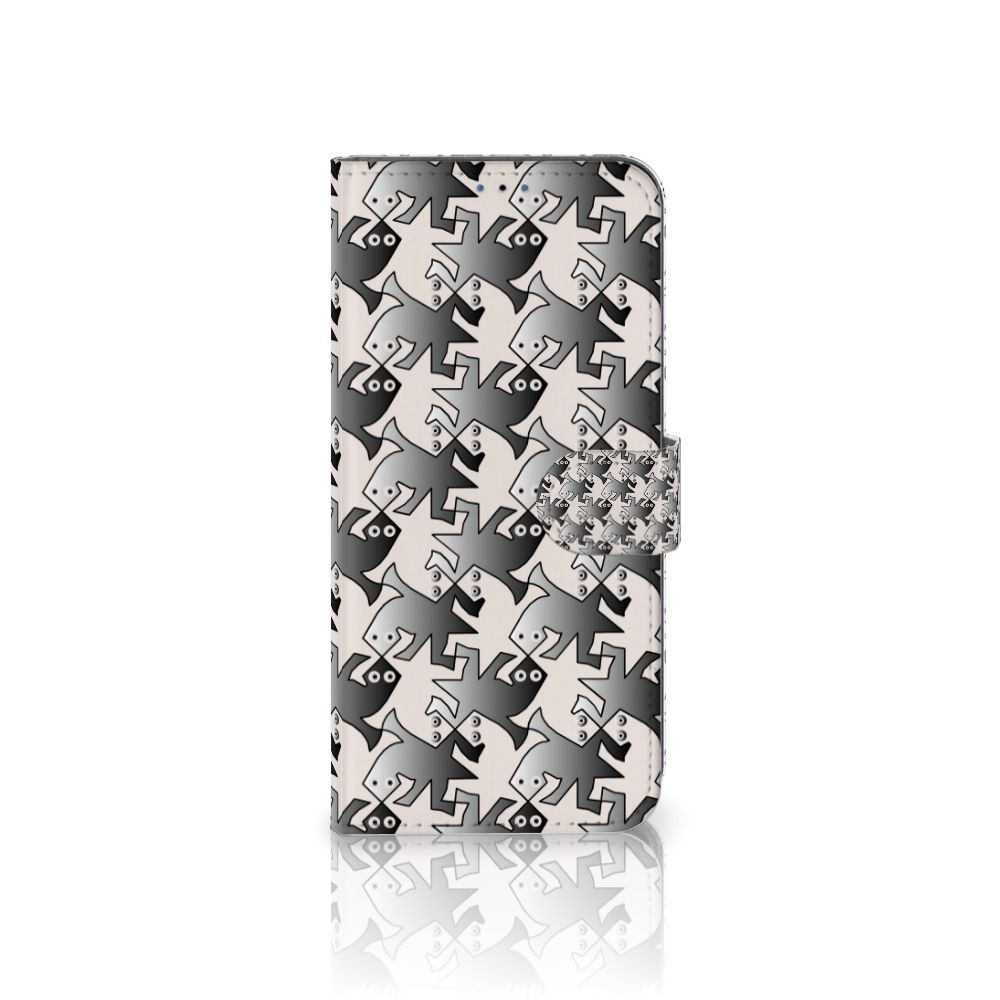 Samsung Galaxy A03s Telefoonhoesje met Pasjes Salamander Grey