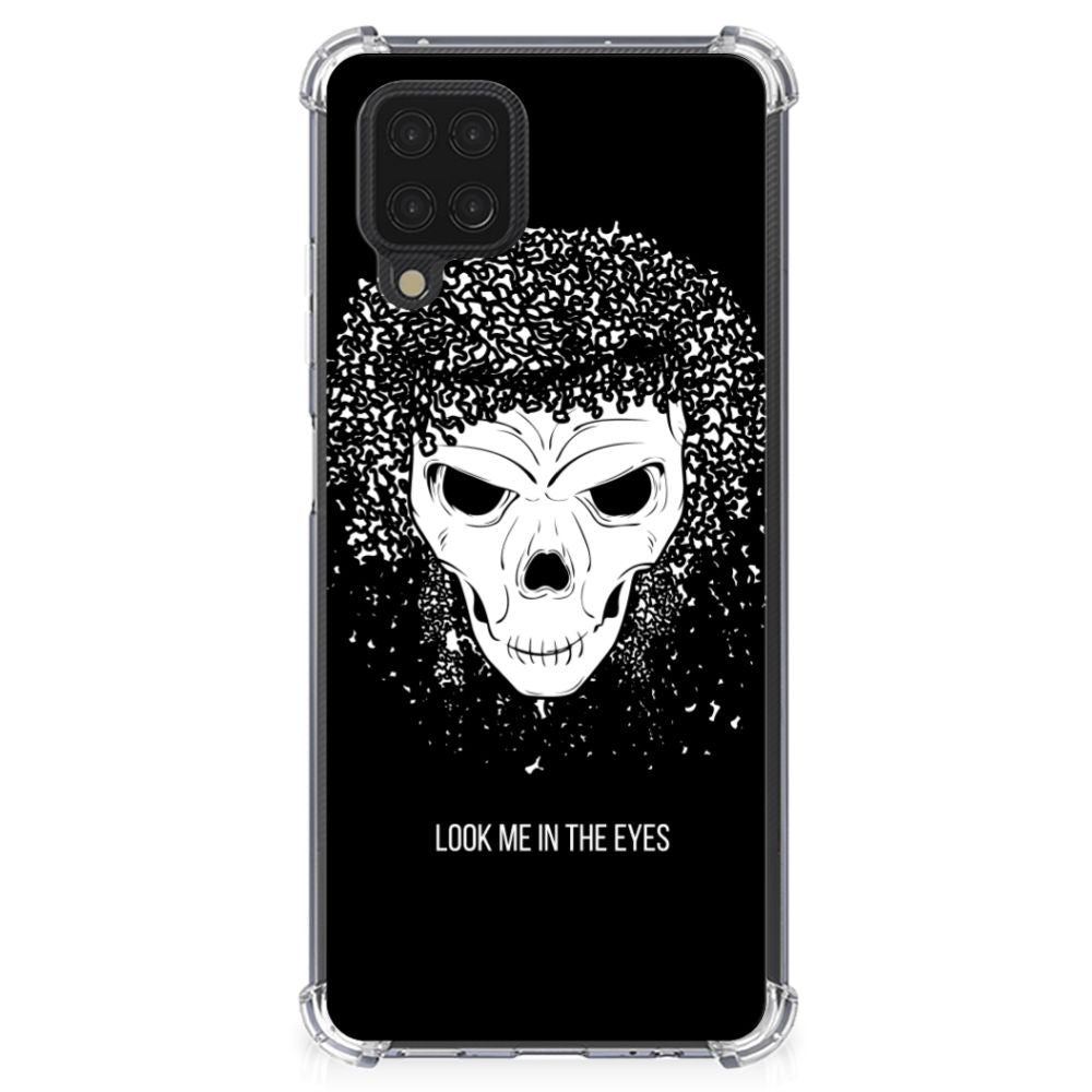 Extreme Case Samsung Galaxy A12 Skull Hair