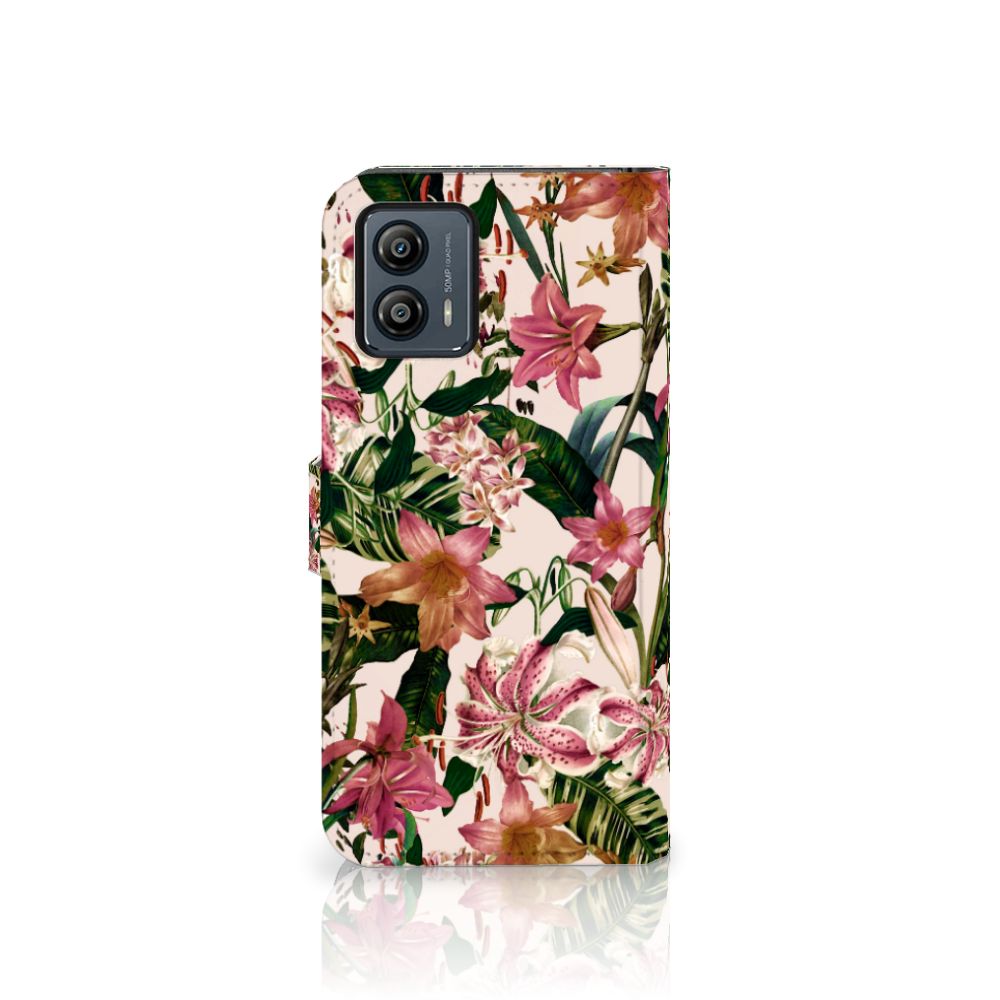 Motorola Moto G53 Hoesje Flowers