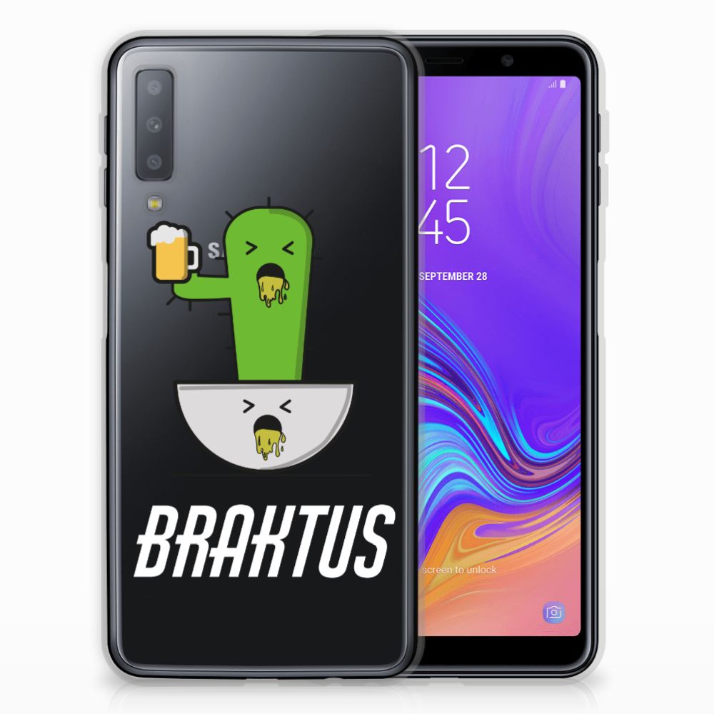 Samsung Galaxy A7 (2018) Telefoonhoesje met Naam Braktus