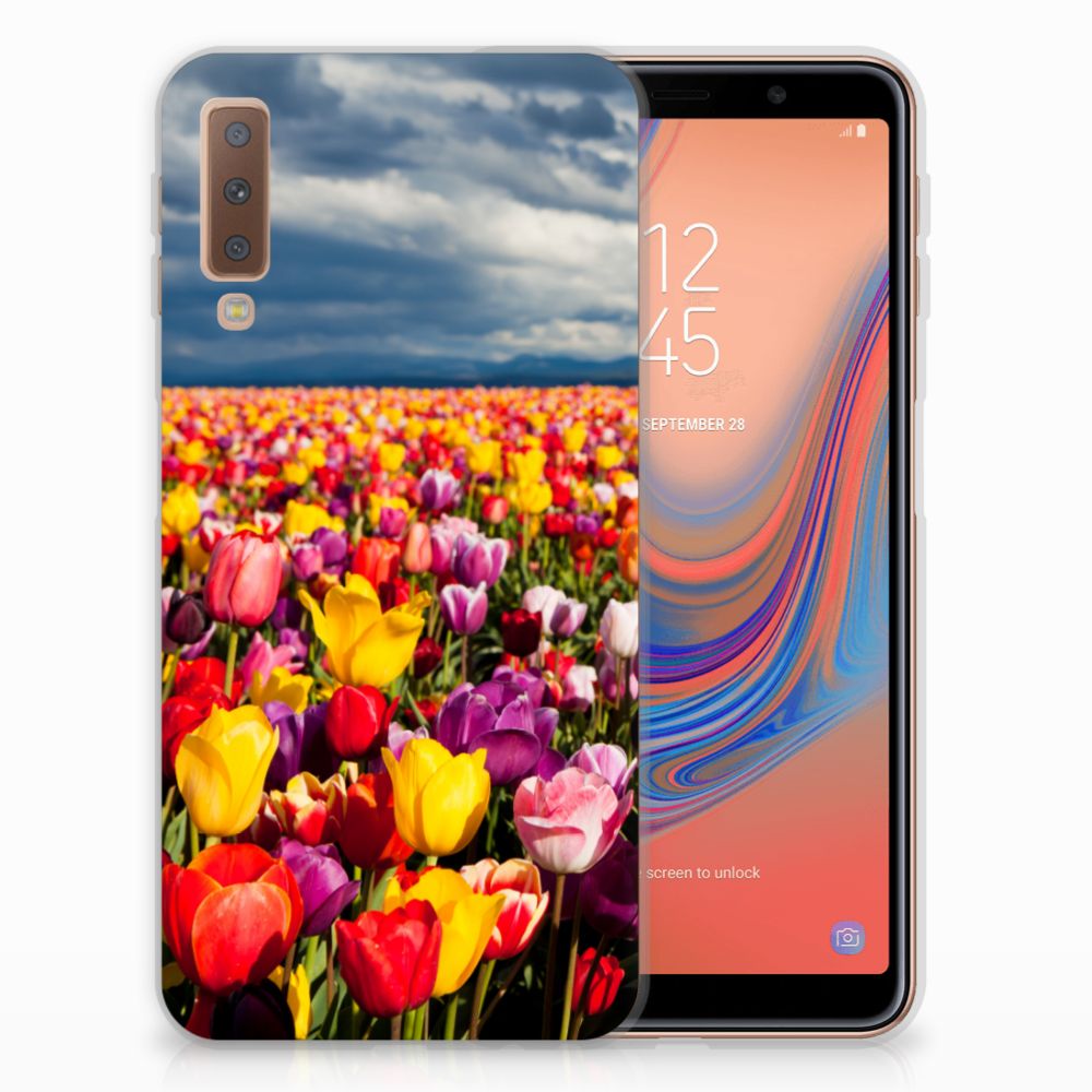 Samsung Galaxy A7 (2018) TPU Case Tulpen