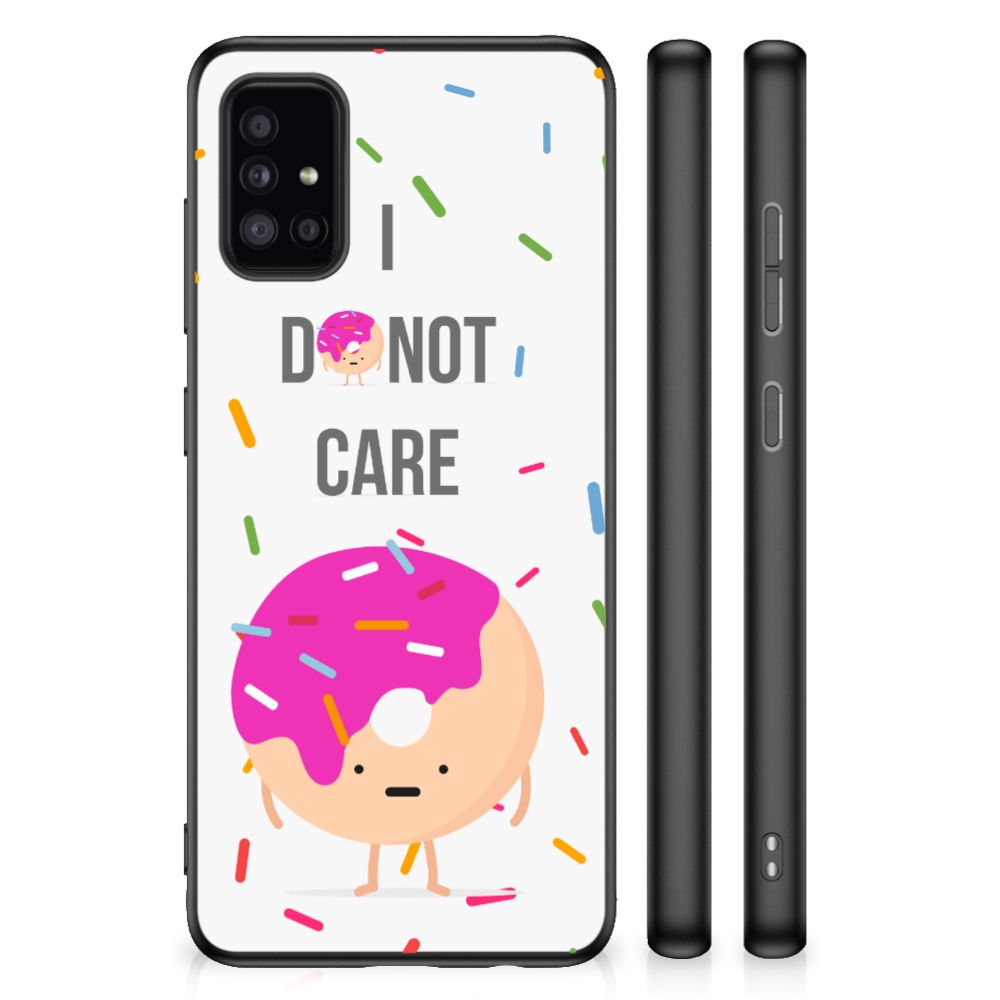 Samsung Galaxy A51 Silicone Case Donut Roze