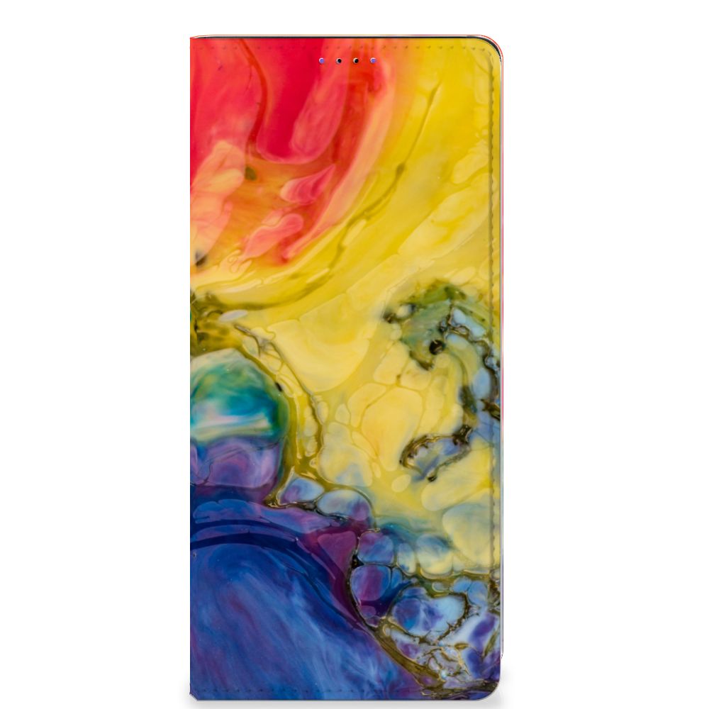 Bookcase Samsung Galaxy A22 5G Watercolor Dark - B2C Telecom