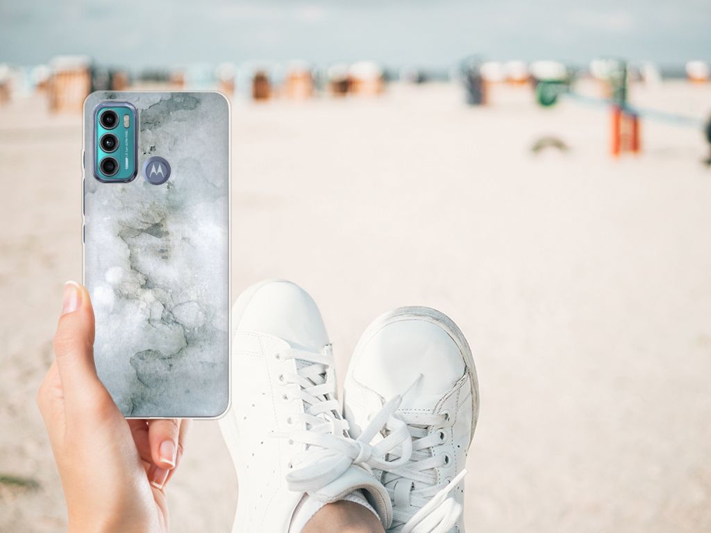 Hoesje maken Motorola Moto G60 Painting Grey B2C Telecom