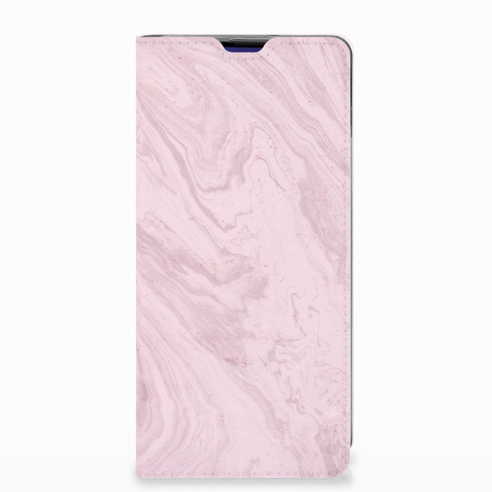 Samsung Galaxy S10 Plus Standcase Marble Pink - Origineel Cadeau Vriendin