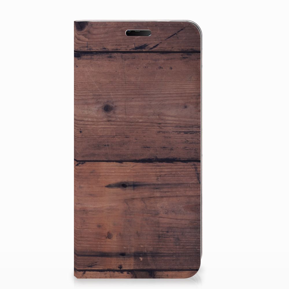 Nokia 7.1 (2018) Book Wallet Case Old Wood