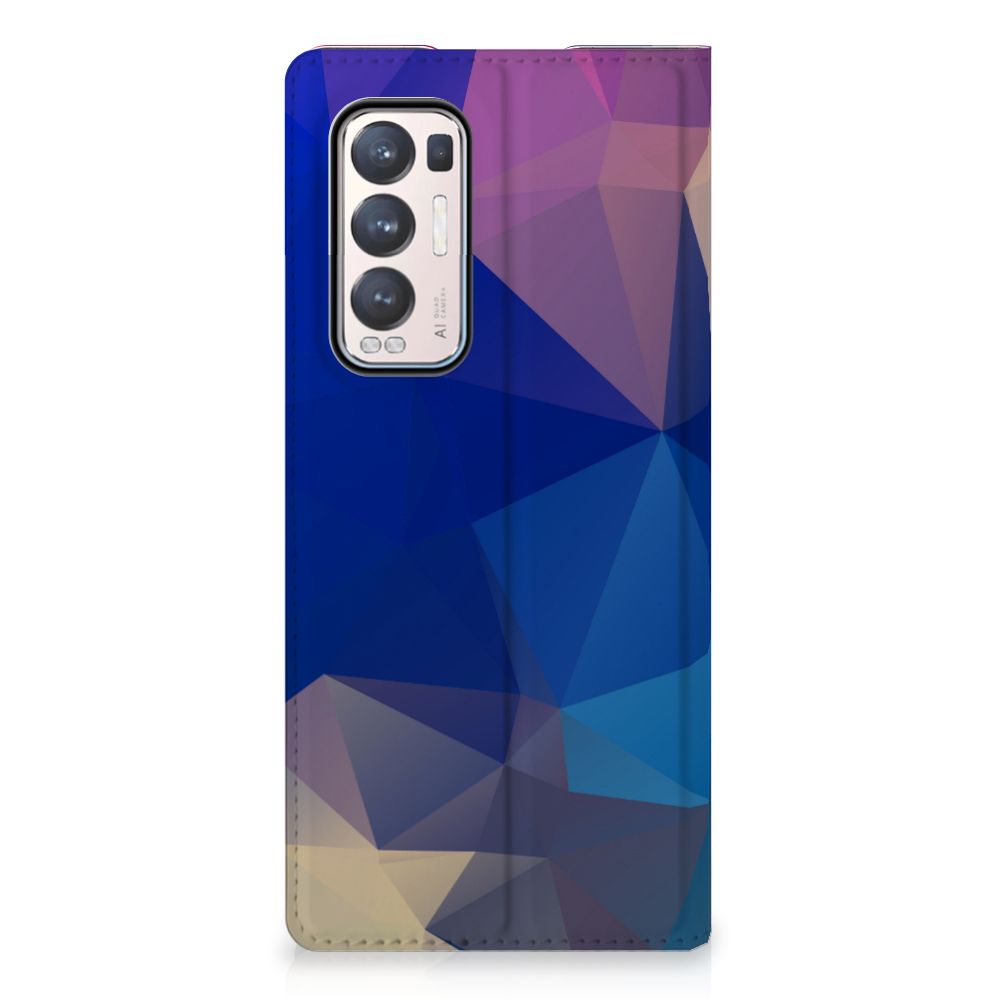 OPPO Find X3 Neo Stand Case Polygon Dark - B2C Telecom