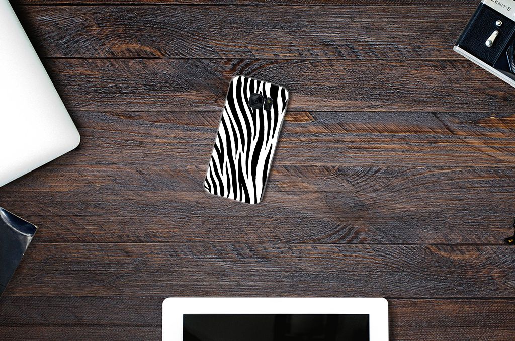 Samsung Galaxy S7 TPU Hoesje Zebra
