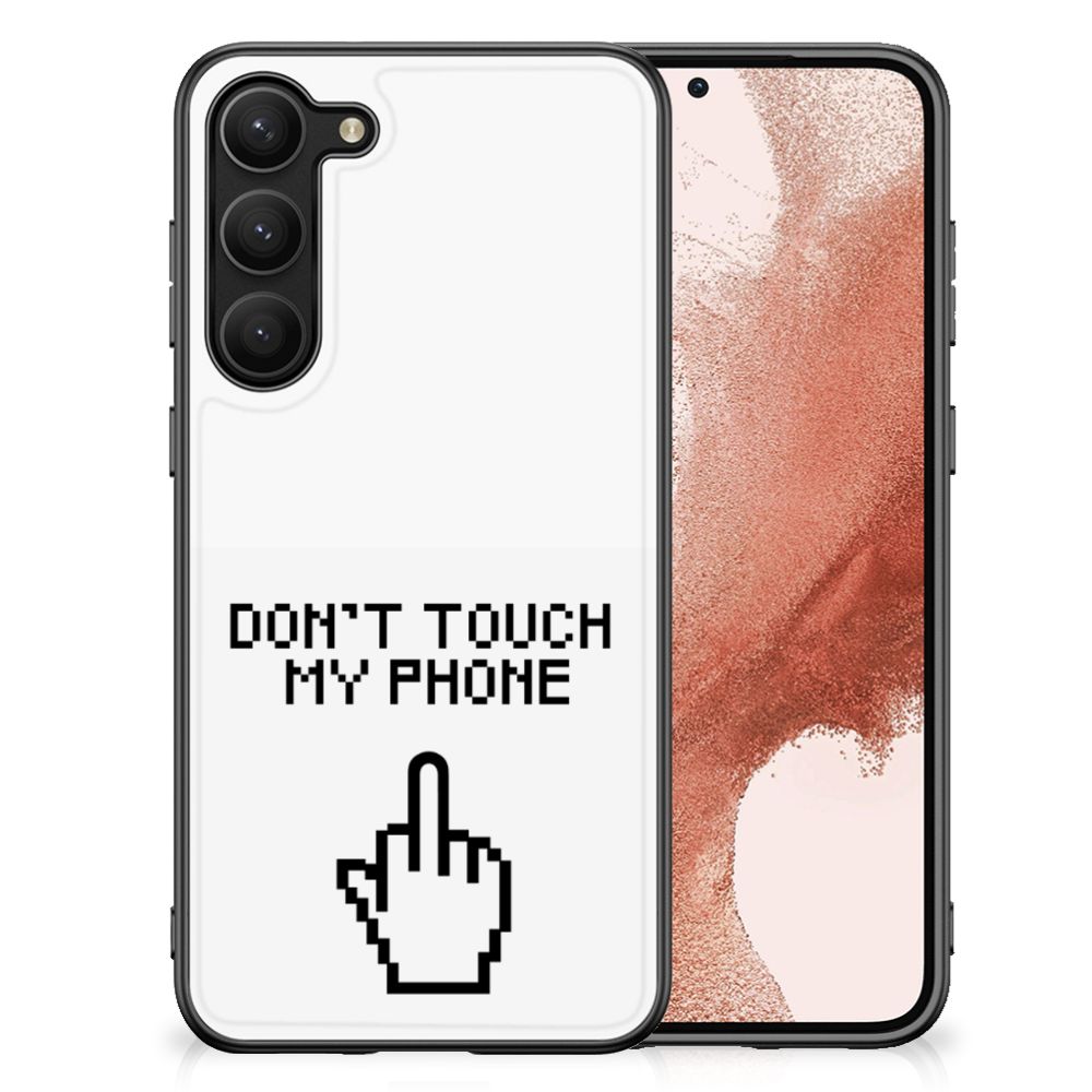 Samsung Galaxy S23 Plus Telefoon Hoesje Finger Don't Touch My Phone B2C Telecom