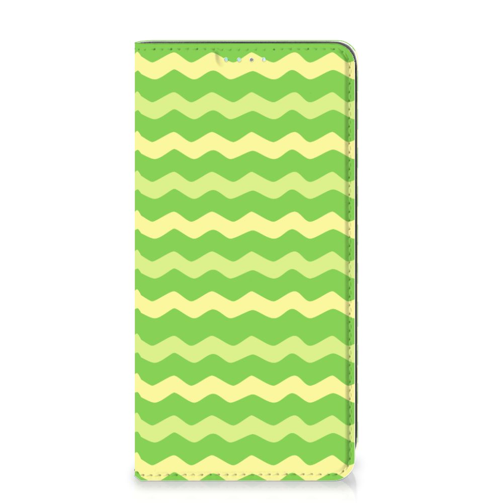 Samsung Galaxy A41 Hoesje met Magneet Waves Green - B2C Telecom