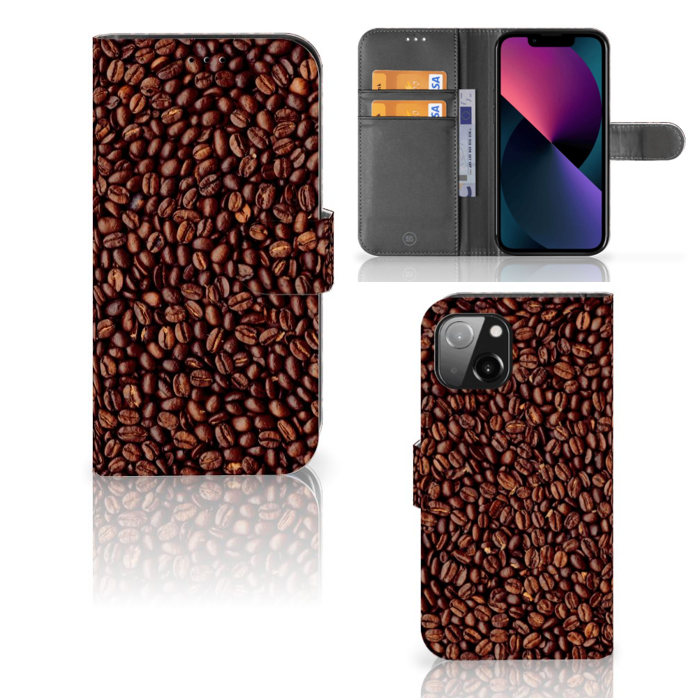 Apple iPhone 13 Book Cover Koffiebonen