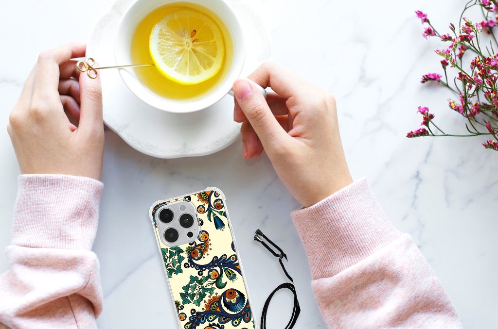 Anti Shock Case iPhone 14 Pro Barok Flower B2C Telecom