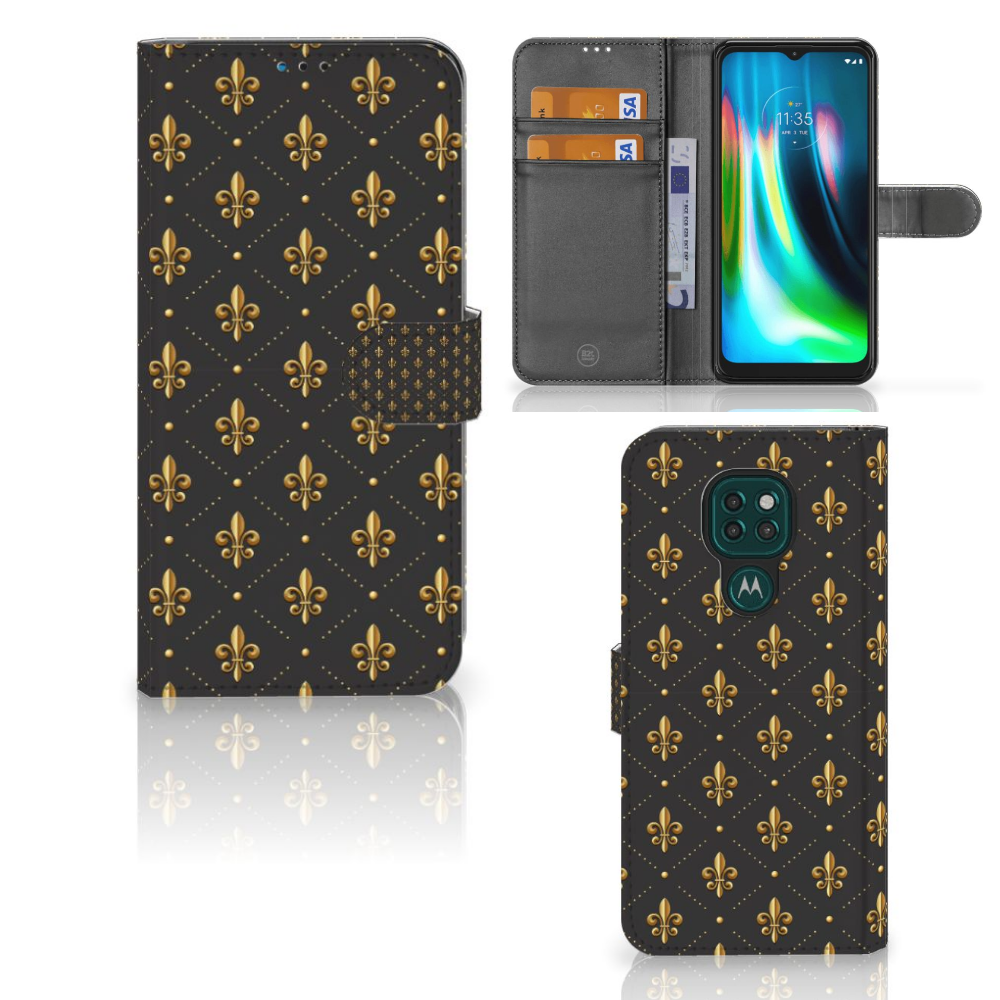 Motorola Moto G9 Play | E7 Plus Telefoon Hoesje Franse Lelie