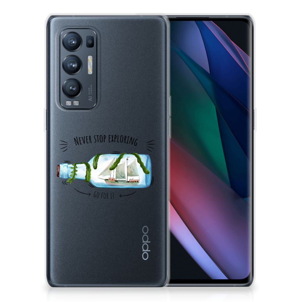 OPPO Find X3 Neo Telefoonhoesje met Naam Boho Bottle B2C Telecom