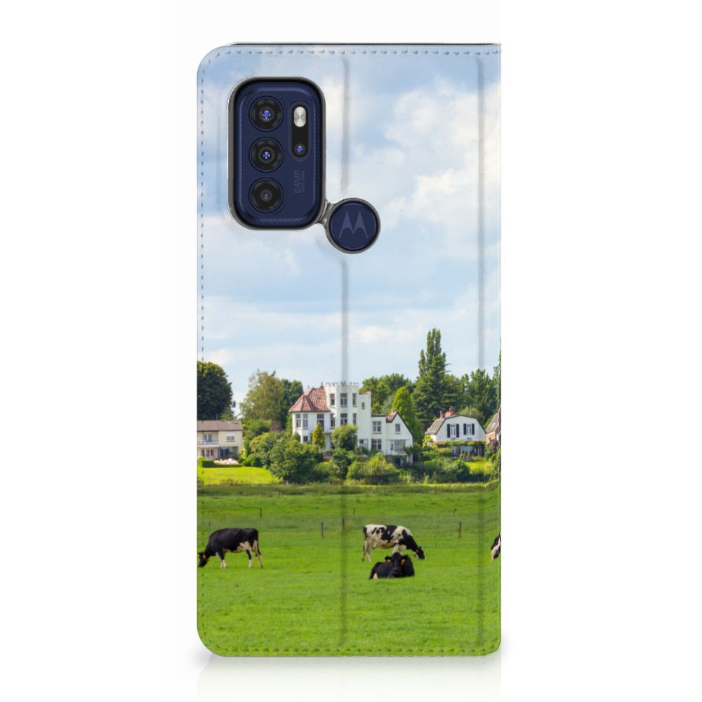 Motorola Moto G60s Hoesje maken Koeien - B2C Telecom