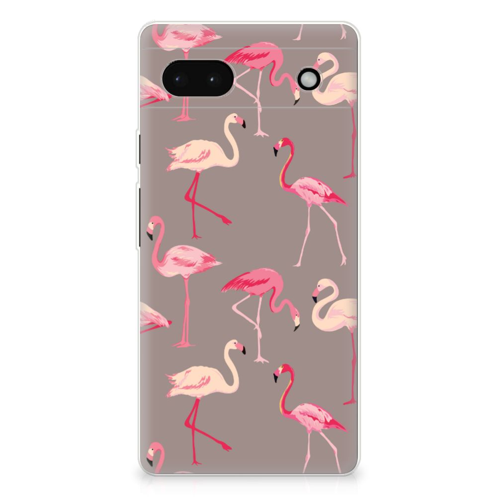 Google Pixel 6A TPU Hoesje Flamingo B2C Telecom