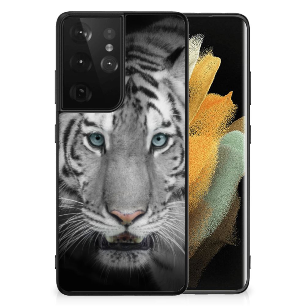 Samsung Galaxy S21 Ultra Dierenprint Telefoonhoesje Tijger