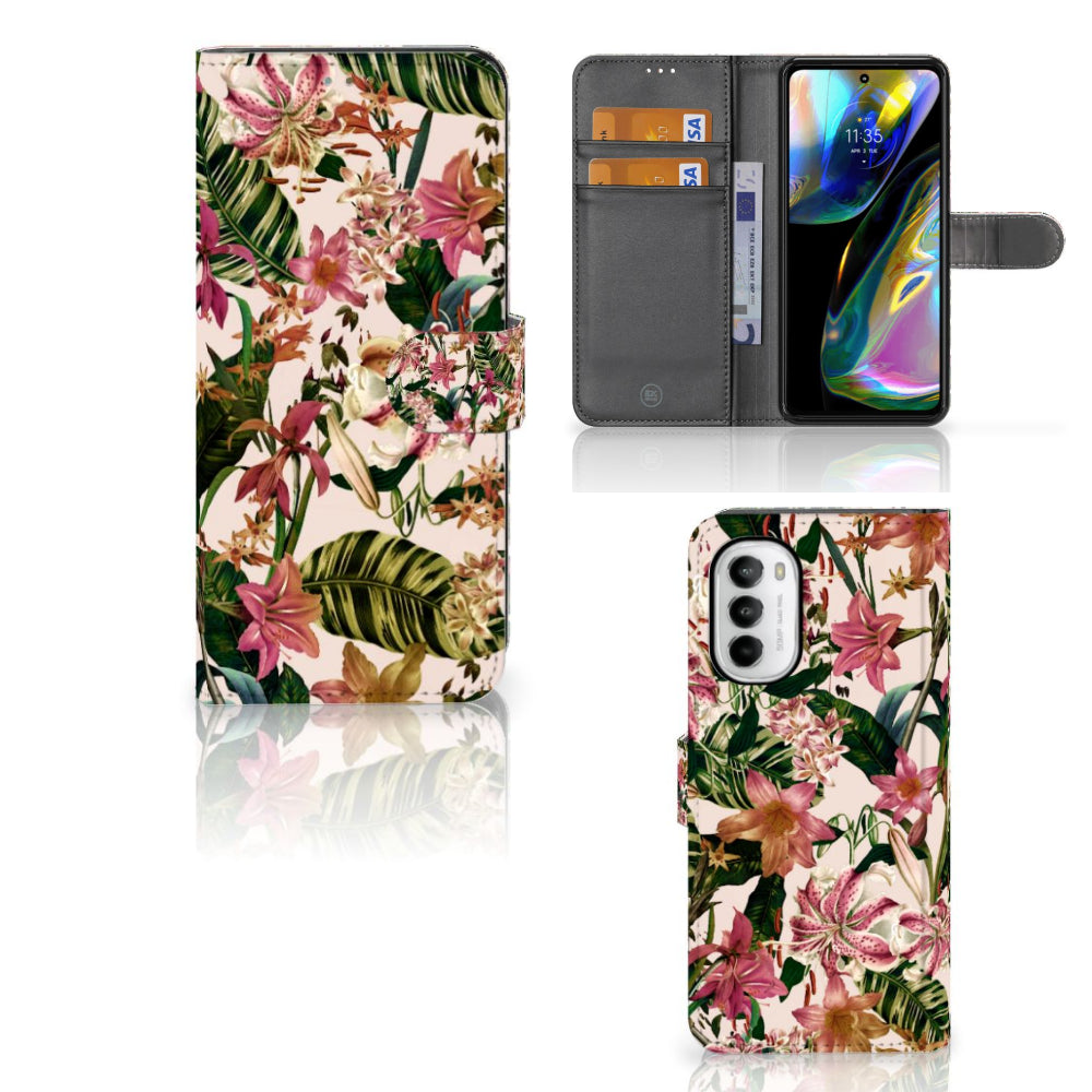 Motorola Moto G52 | Moto G82 Hoesje Flowers