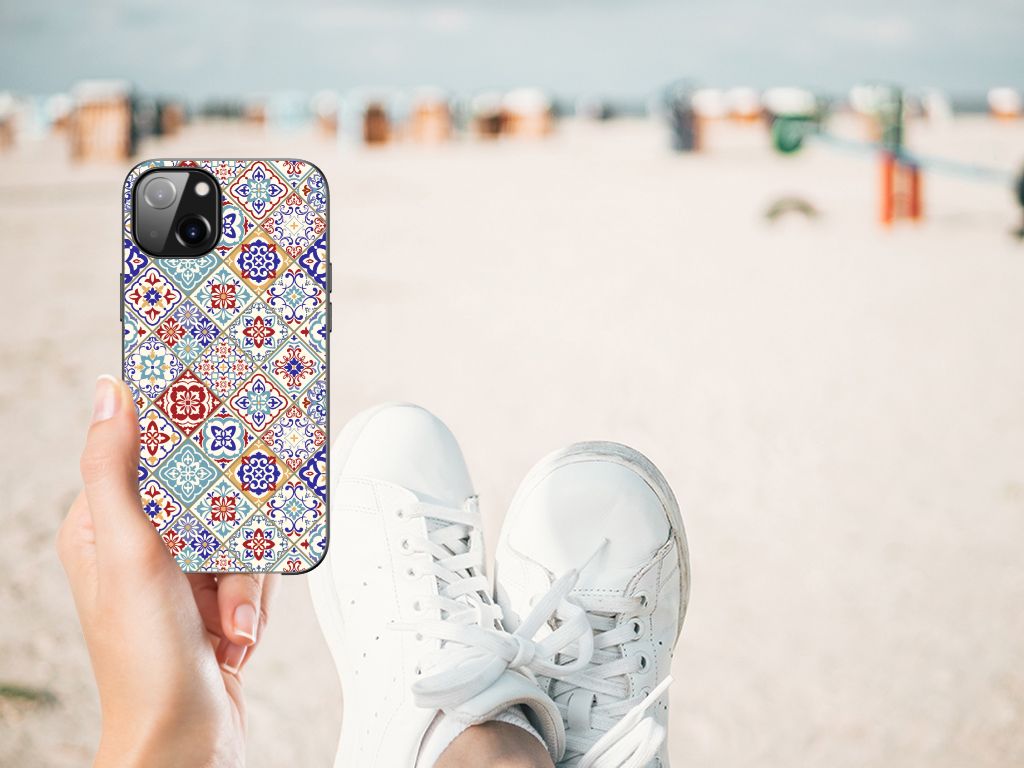 Apple iPhone 13 Marmeren Print Telefoonhoesje Tiles Color B2C Telecom