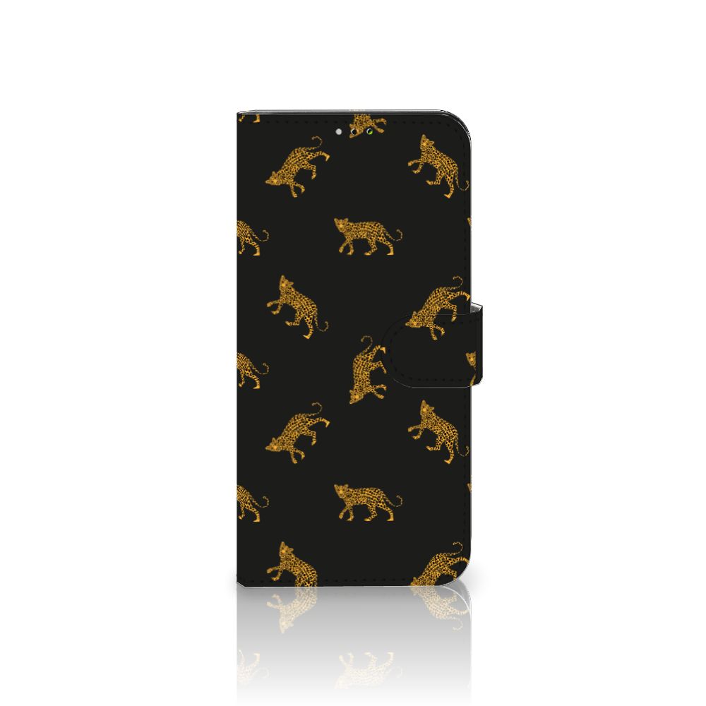 Telefoonhoesje met Pasjes voor Samsung Galaxy A03 Leopards