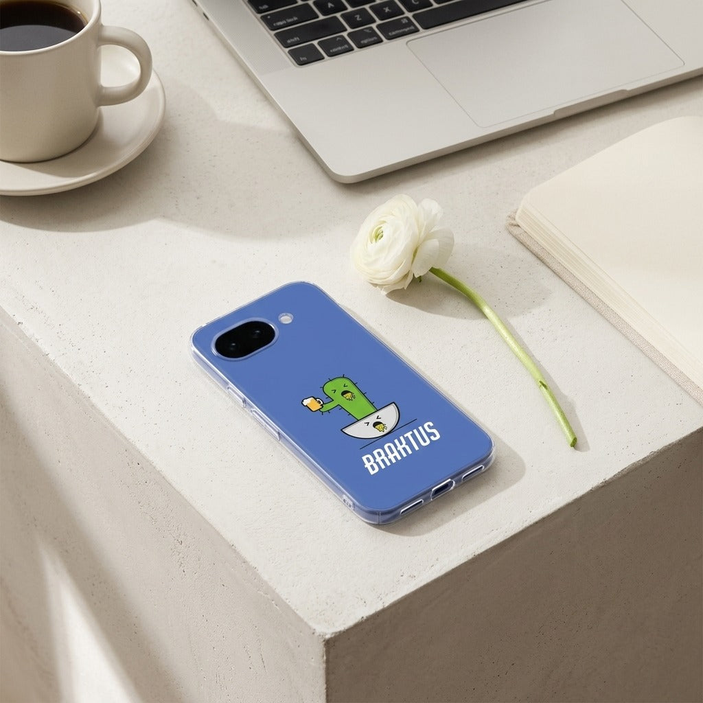 Google Pixel 10a TPU hoesje Braktus - lifestyle foto in huiselijke setting