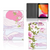 Flip Case Bird Standing - collage met voor-, achter- en binnenkant