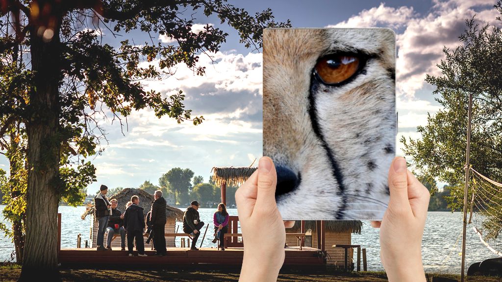 Flip Case Cheetah - voorkant