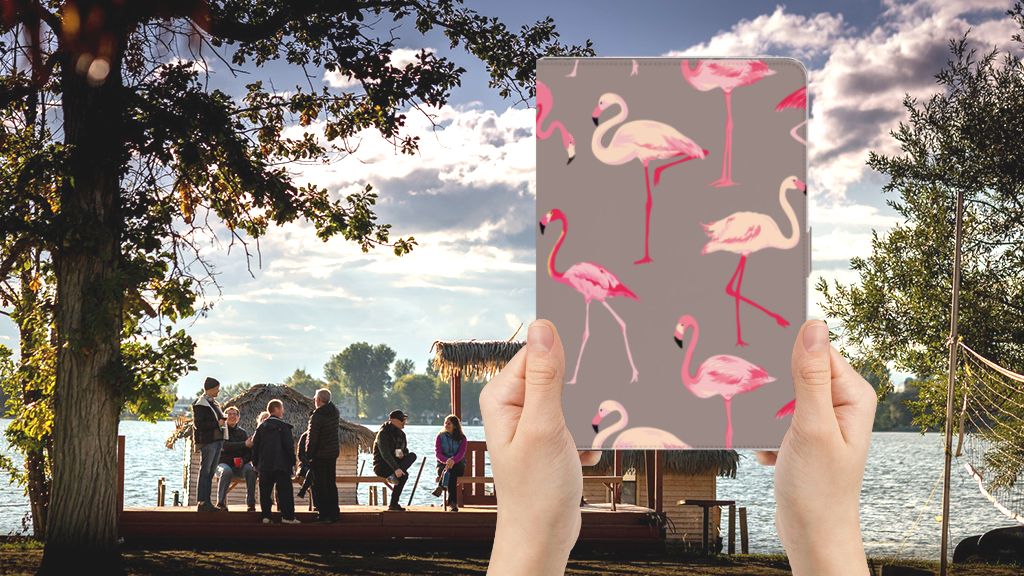 Flip Case Flamingo - voorkant