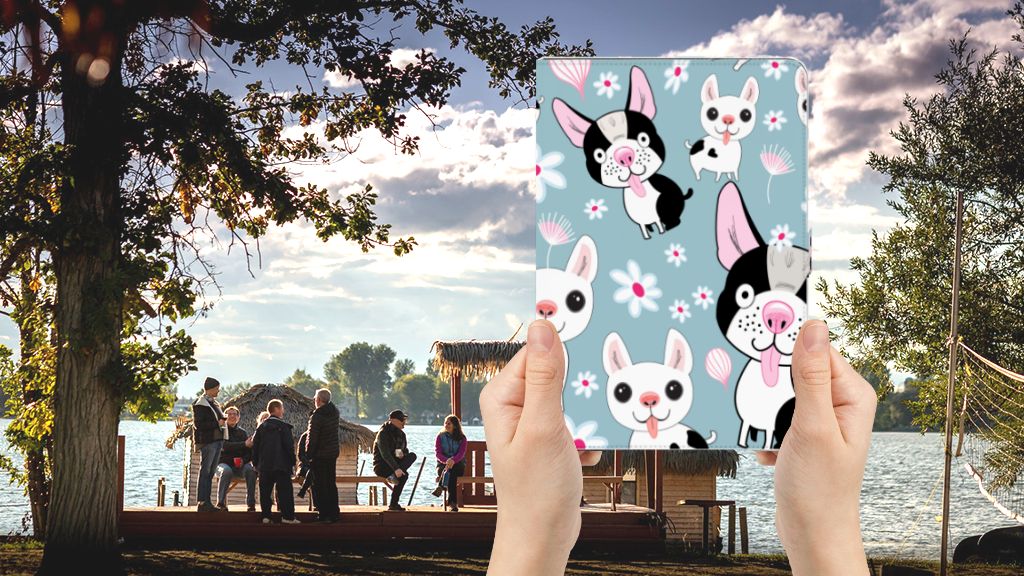 Flip Case Hondjes - voorkant