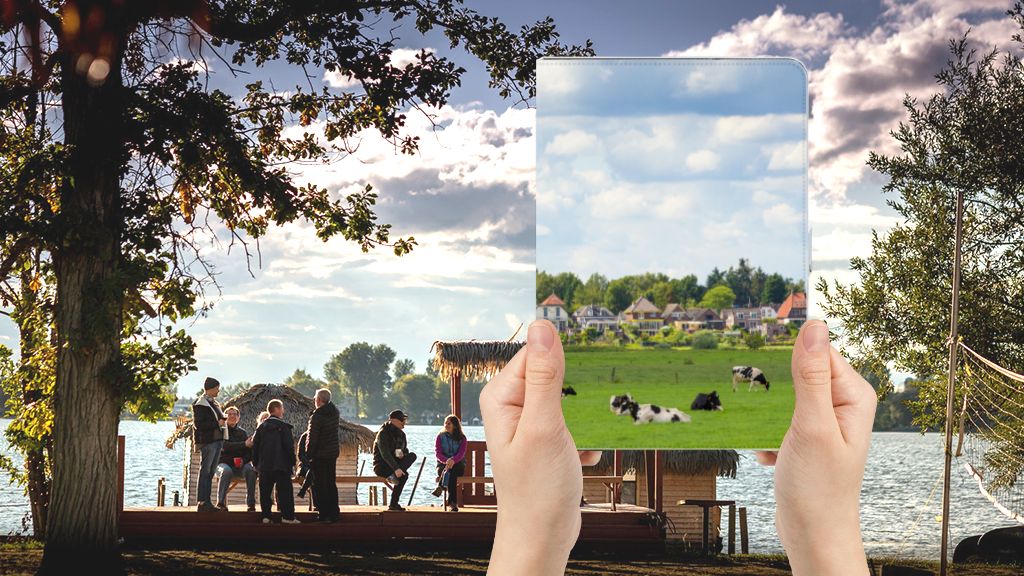 Flip Case Koeien - voorkant