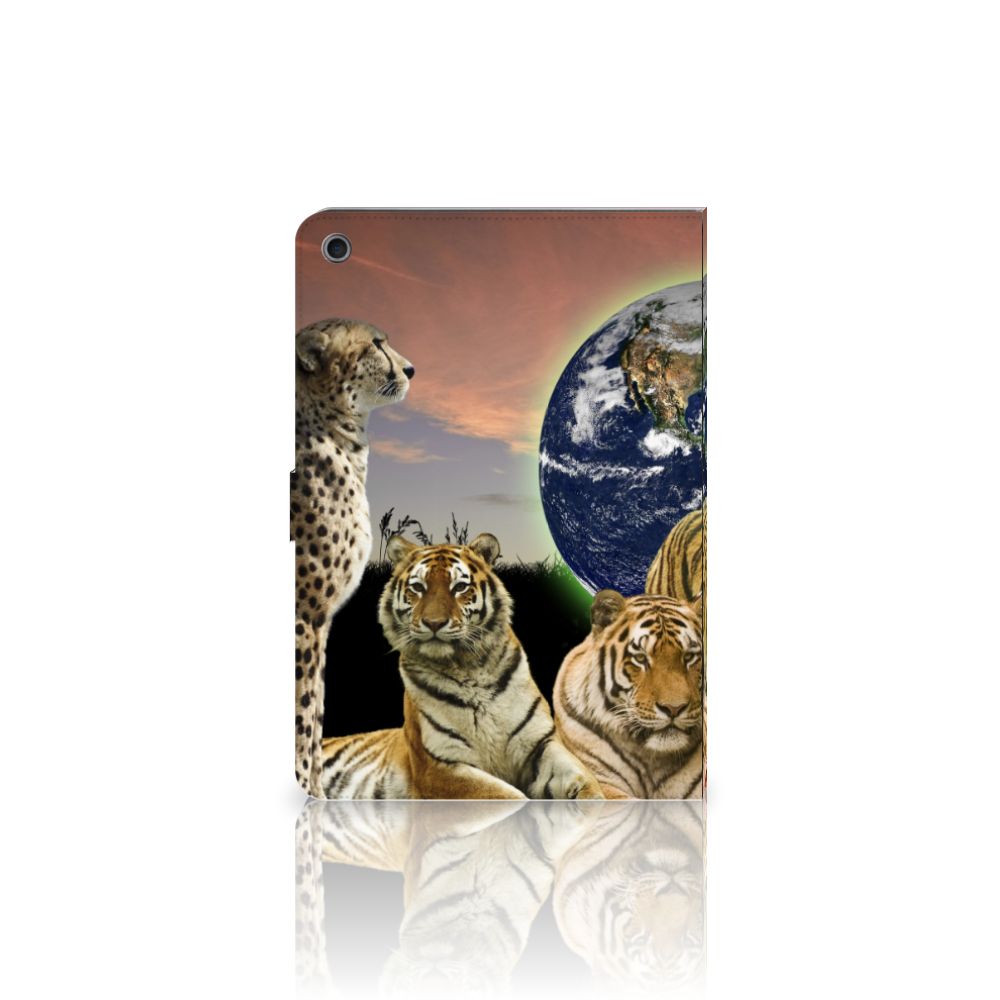 Flip Case Roofdieren - open hoes