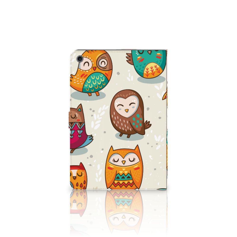 Flip Case Vrolijke Uilen - open hoes