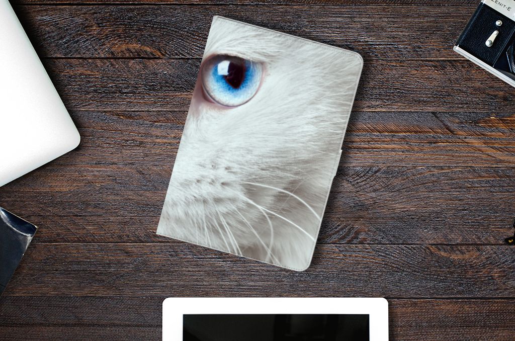 Flip Case Witte Kat - lifestylefoto