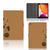 Hippe Tablet Hoes Baby Hyena - collage met voor-, achter- en binnenkant
