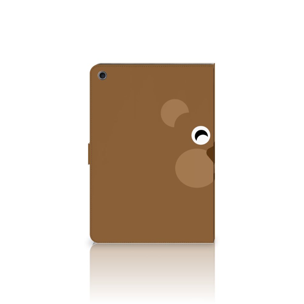 Hippe Tablet Hoes Bear Brown - open hoes
