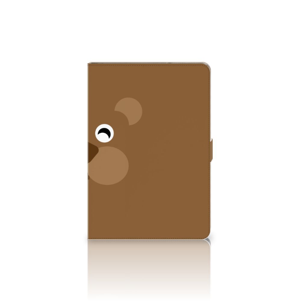 Hippe Tablet Hoes Bear Brown - achterkant