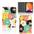 Hippe Tablet Hoes Bears - collage met voor-, achter- en binnenkant