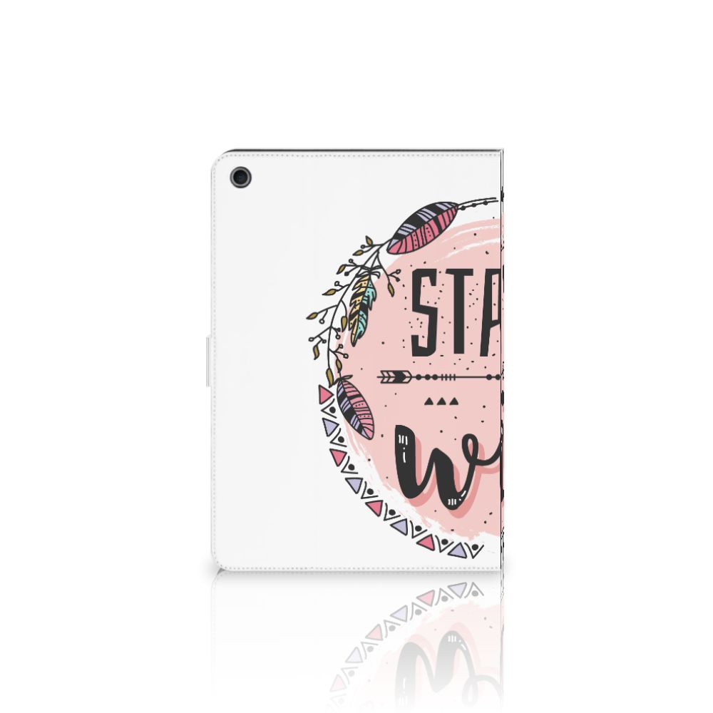 Hippe Tablet Hoes Boho Stay Wild - open hoes