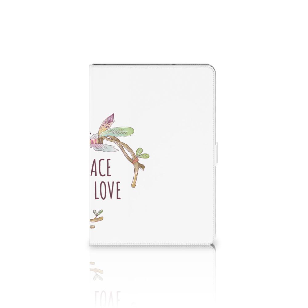 Hippe Tablet Hoes Boho Text - achterkant