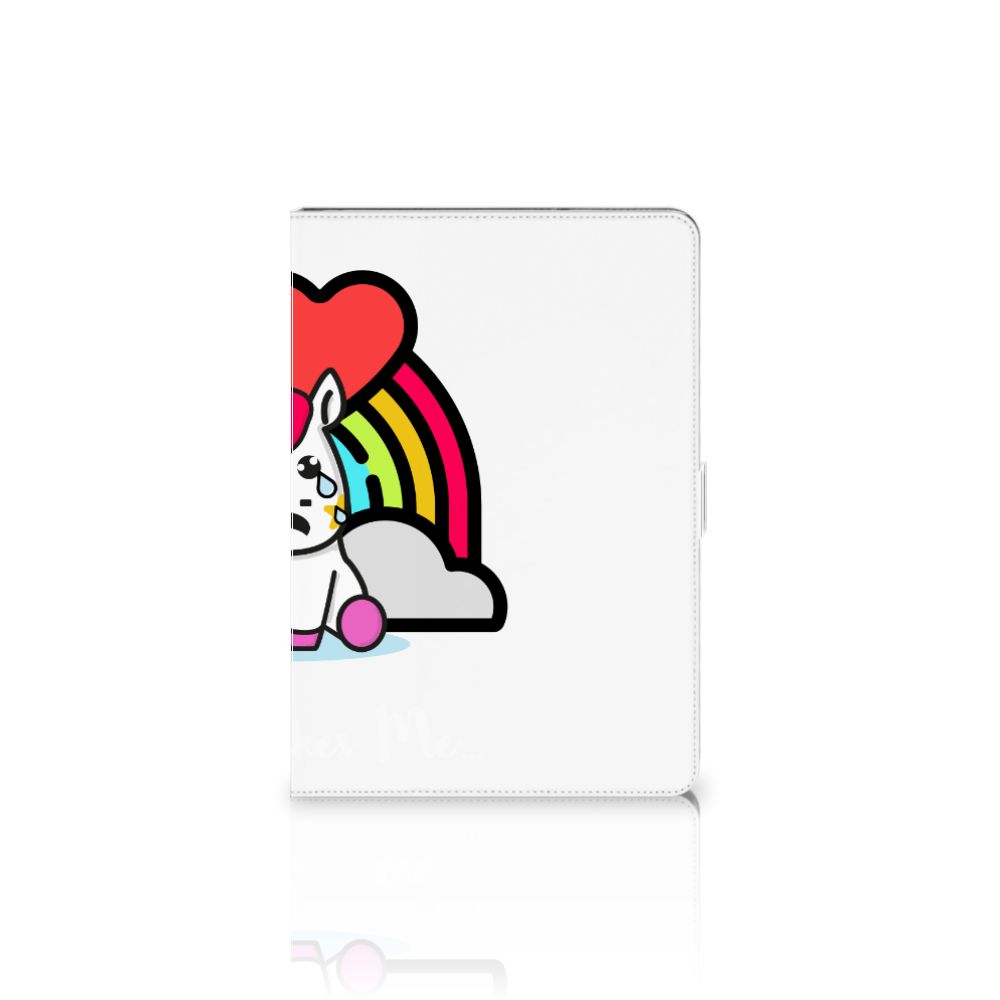 Hippe Tablet Hoes Unicorn Nobody - achterkant