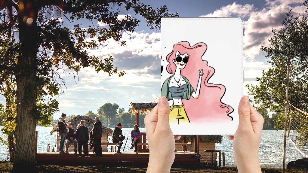 Hippe Tablet Hoes i Can - voorkant