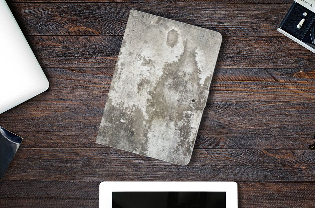 Leuk Tablet hoesje Beton Print - lifestylefoto