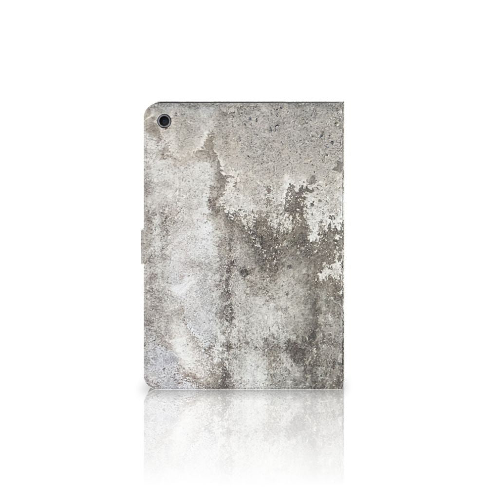 Leuk Tablet hoesje Beton Print - open hoes