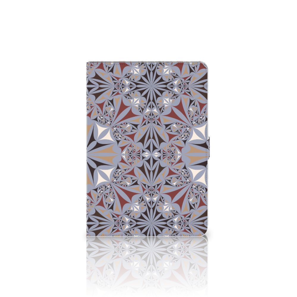 Leuk Tablet hoesje Flower Tiles - achterkant