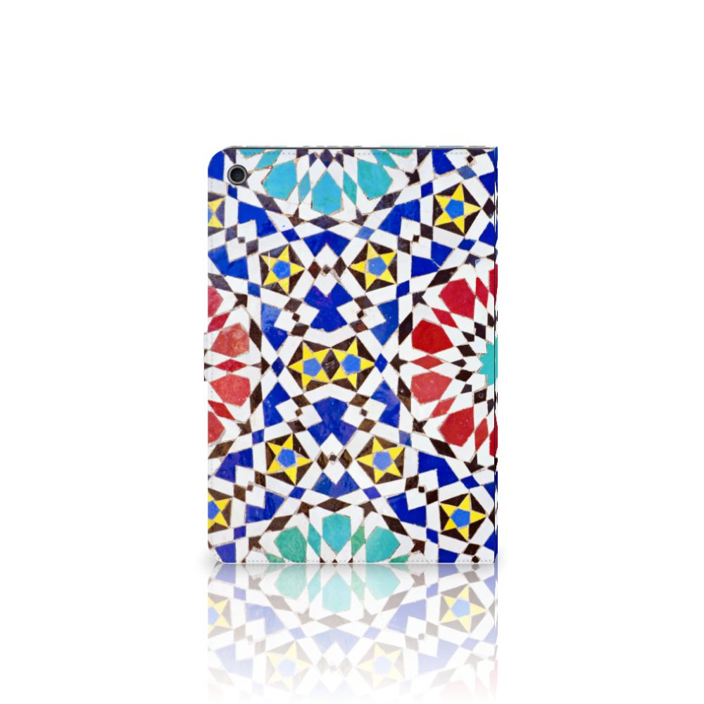 Leuk Tablet hoesje Mozaïek - open hoes