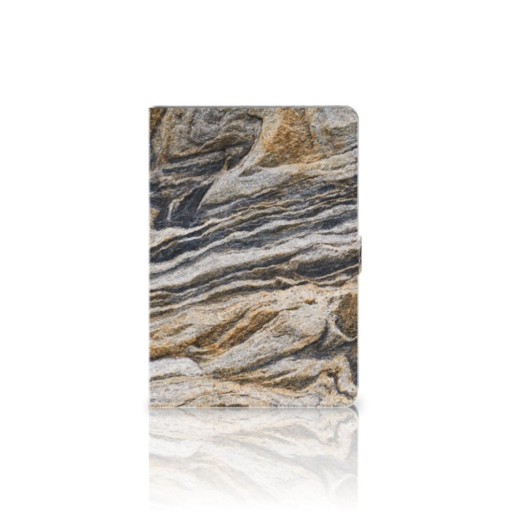 Leuk Tablet hoesje Steen - achterkant