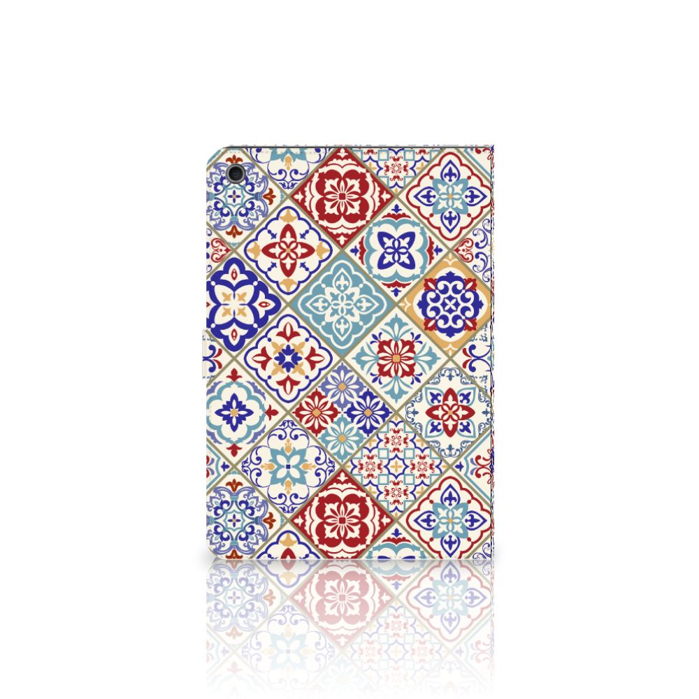 Leuk Tablet hoesje Tiles Color - open hoes