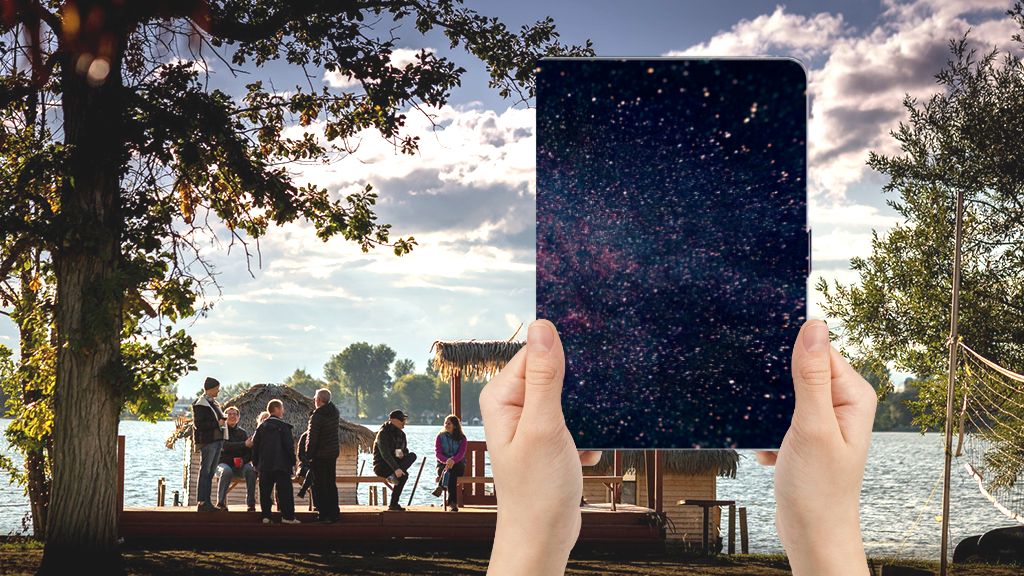 Tablet Beschermhoes Stars - voorkant