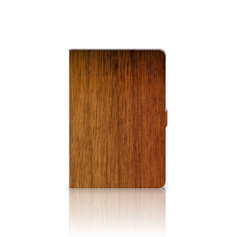Tablet Book Cover Donker Hout - achterkant