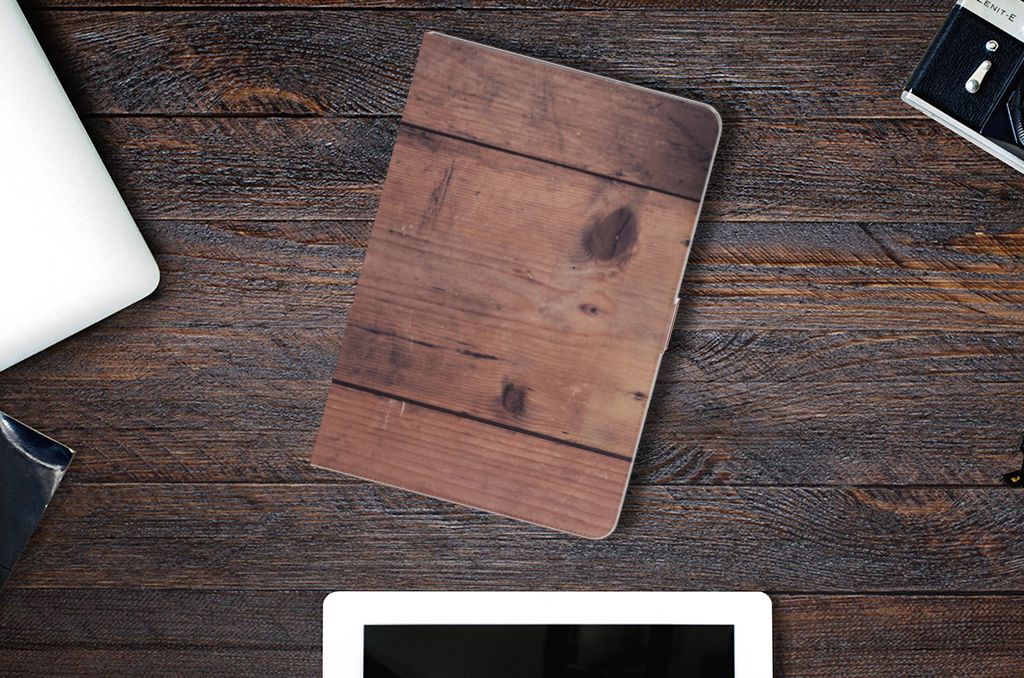 Tablet Book Cover Old Wood - lifestylefoto